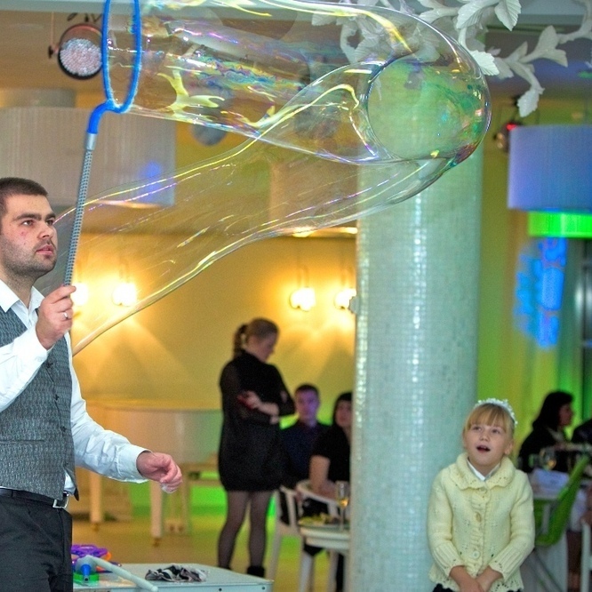 Фото - Егор - Шоу мыльных пузырей
